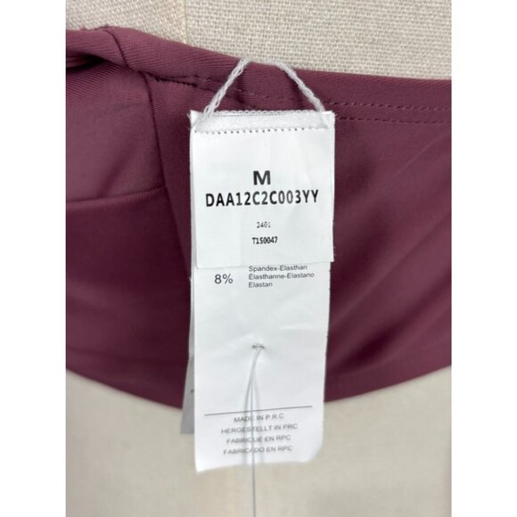 Cupshe Women's V-Neck Twist Front Bikini Top Padded Mauve Medium NWT's. - Picture 7 of 8